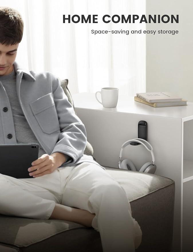 Lamicall Headphone Stand, Sticky Headset Holder - Image 6