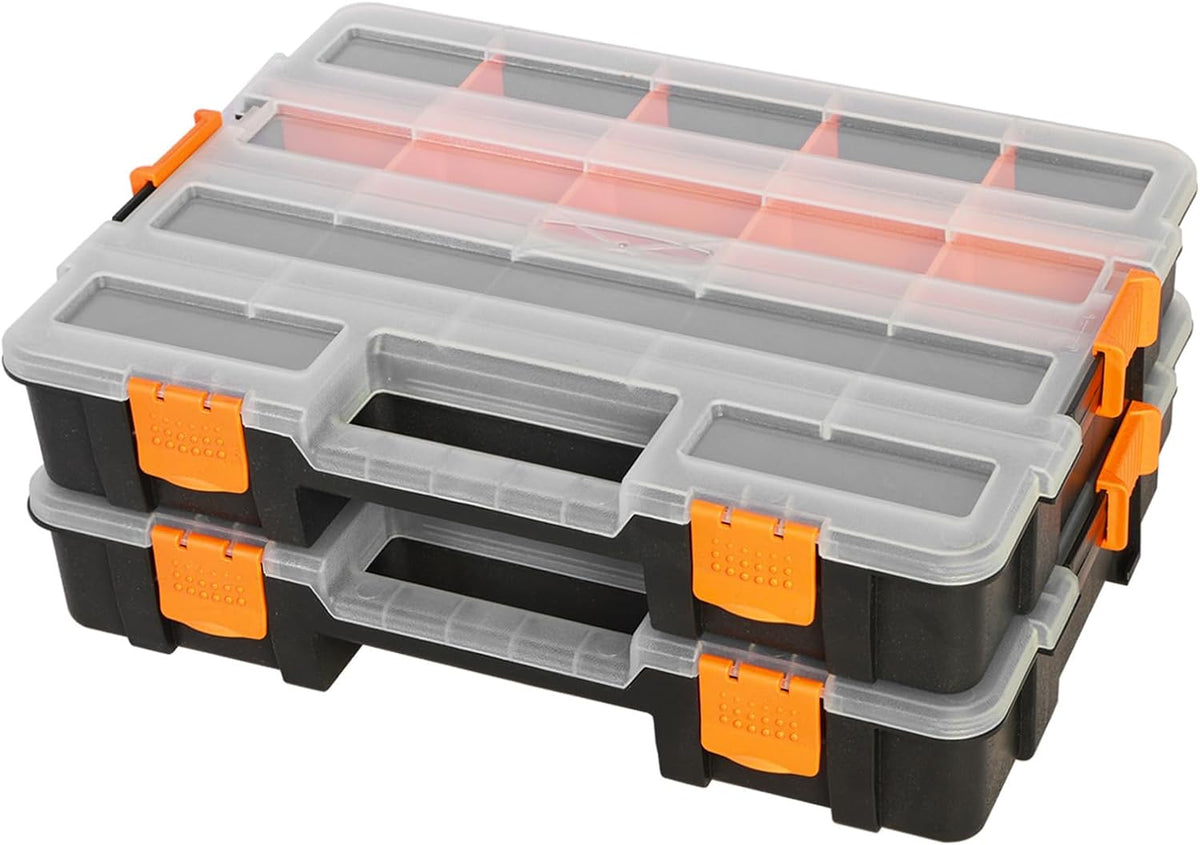 jack boss tool box with transparent lid, single, main product view