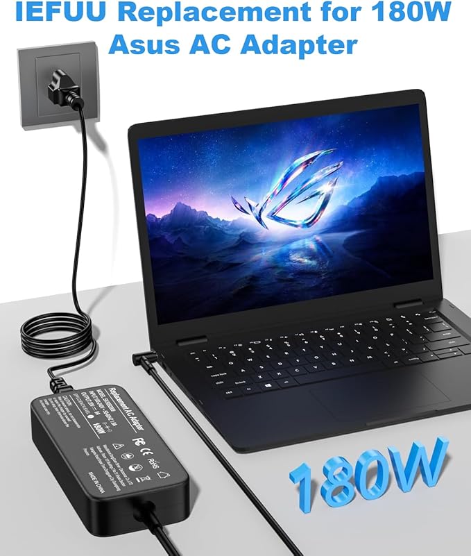 IEFUU 180W Laptop Charger Compatible - Image 5