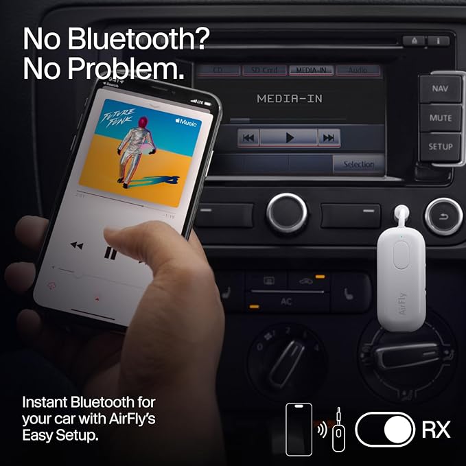 Twelve South AirFly Pro | Bluetooth Wireless Transmitter/Receiver Adapter - Image 5