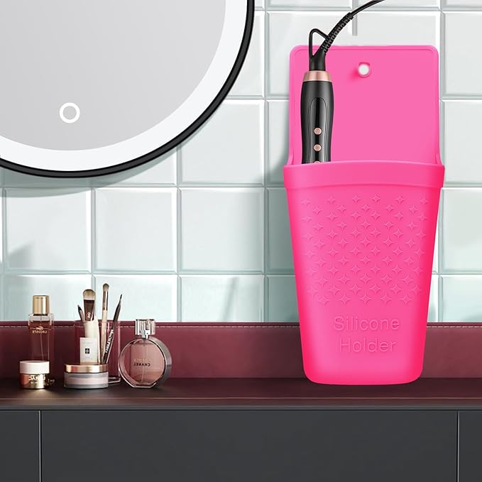 ZAXOP Flat Iron/Curling Iron/Hair Straightene/Hot Hair Tools Holder, Silicone - Image 7