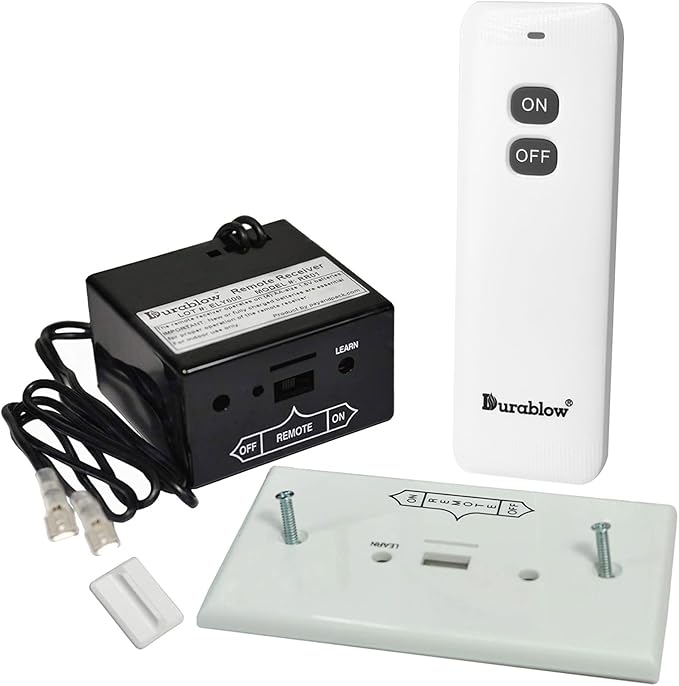 Durablow TR1001 On/Off Gas Fireplace Remote Control Kit by Durablow