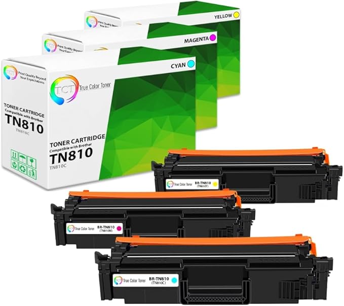 TCT TN810 Color Toner Cartridge 3 Pack by TCT