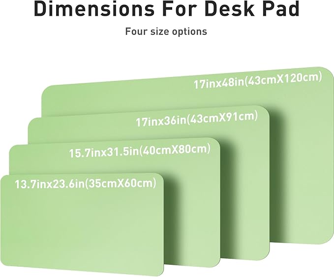 Aothia Leather Desk Pad Protector, Mouse Pad, Office Desk Mat, Non-Slip PU - Image 6