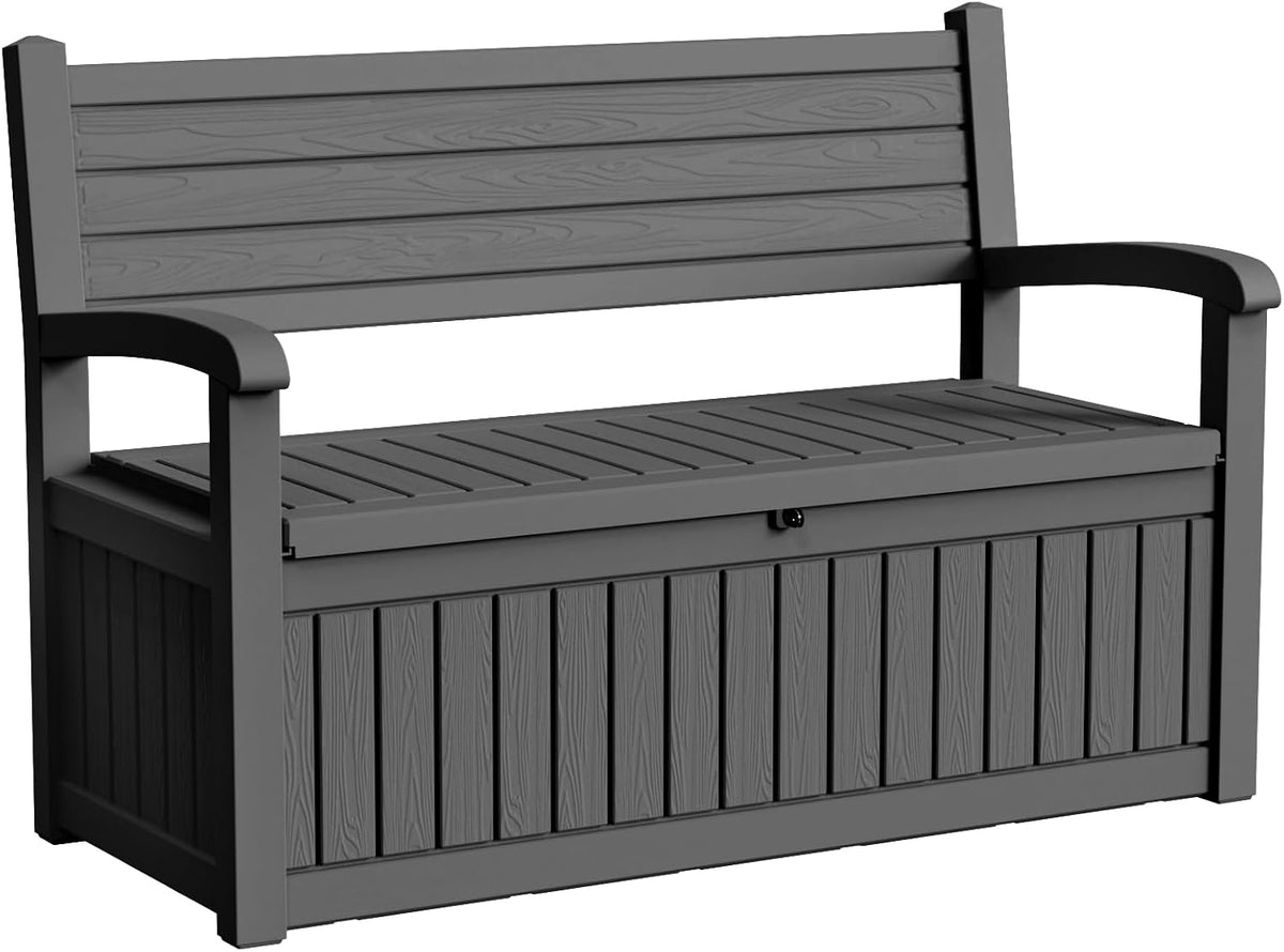 drato 75 gallon storage bench deck box outdoor, main product view