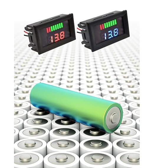 Battery Charge Level Indicator Universal Car Battery Capacity Meter Tester - Image 8