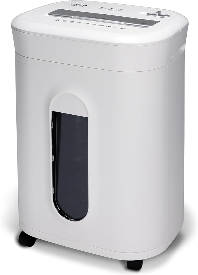 Aurora AU1802XA Anti-Jam 18-Sheet Crosscut Paper and CD/Credit Card Shredder/ - Image 7