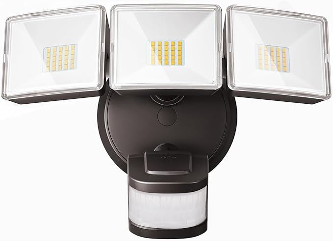 OREiN 4500LM/35W Flood Lights Outdoor, 180°/40FT Motion Sensor Outdoor Lights by OREiN