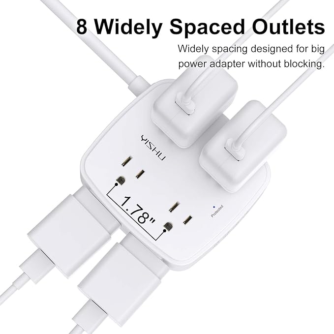 Surge Protector Power Strip - Image 4