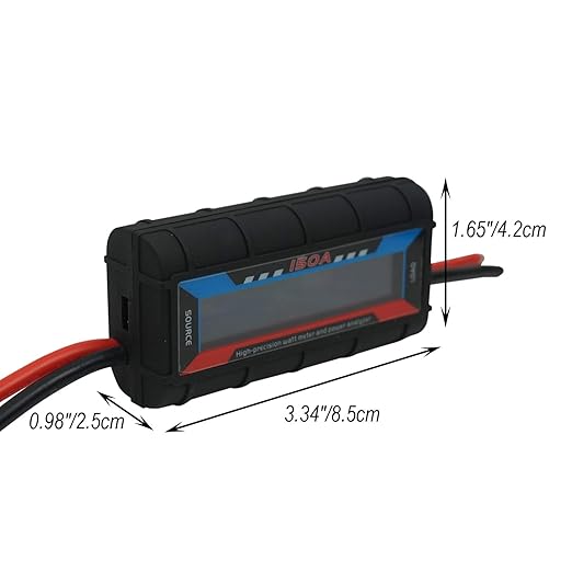 Proshopping 150A RC Watt Meter, High Precision Power Analyzer, DC 0-60V Volt - Image 2