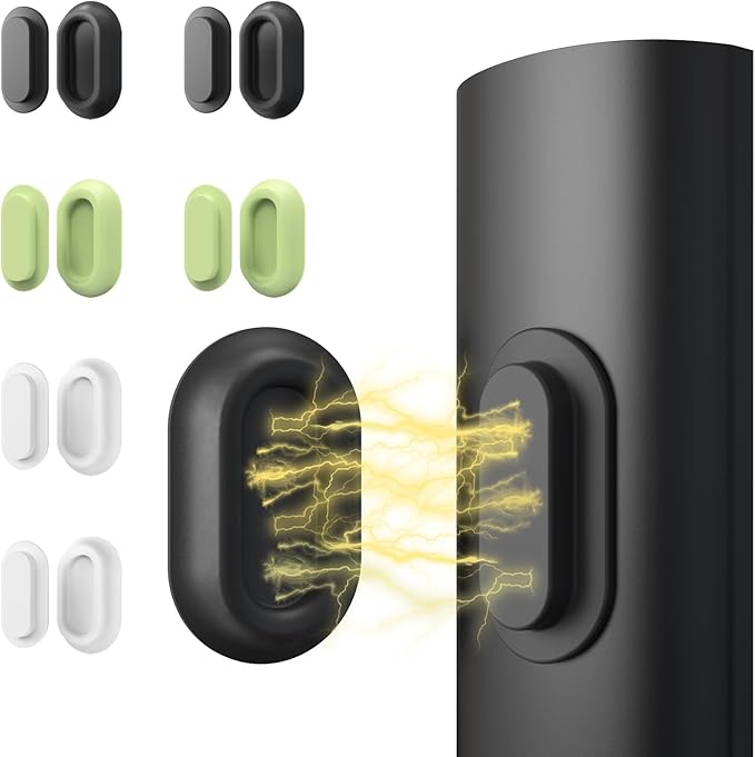 Vaszu Magnetic Remote Control Holder Self-Adhesive Wall Mount, 6 Pack Upgraded by Vaszu