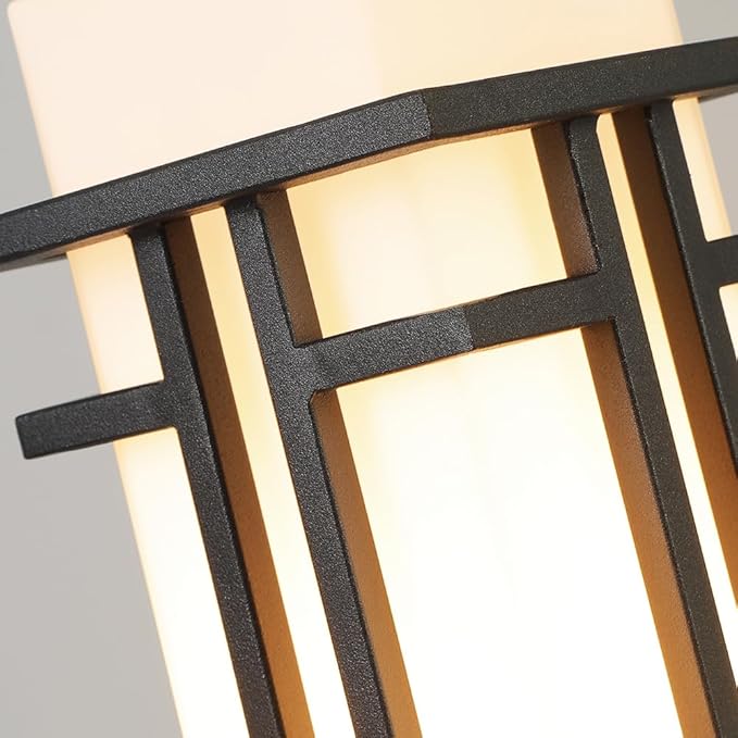 EERU Outdoor Post Lights Waterproof Metal Frame - Image 8