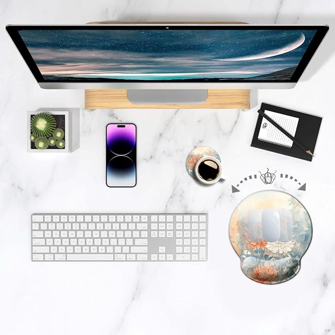 Ergo Comfort Gel Wrist Rest Mouse Pad-Ergonomic Office Mousepad - Image 3