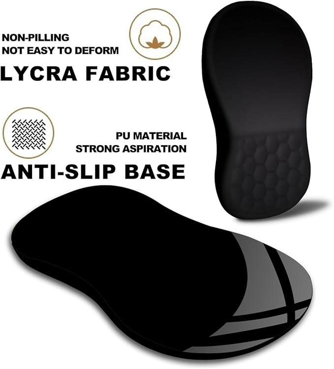 KUOSGM Mouse Pad Wrist Support, Ergonomic Mouse Pad - Image 6