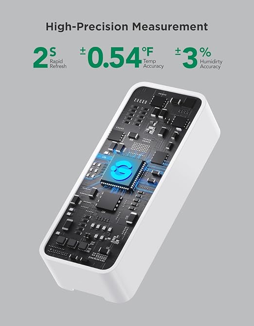 GoveeLife 2.0 WiFi Hygrometer Thermometer 3 Pack, Smart Humidity Temperature - Image 2