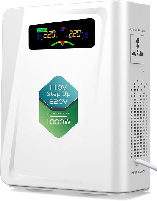 120v to 240v Step Up Transformer 1000W, 110v to 220v Power Voltage Converters
