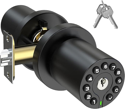 BOTHSTAR Keypad Door Knob with Key, Keyless Entry Door Lock, Code Locks Door by BOTHSTAR