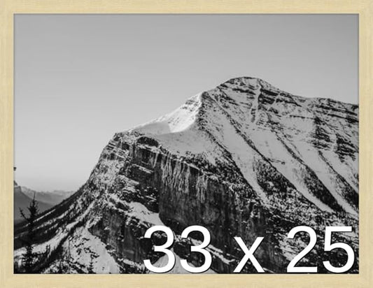 Frame It Easy 33 x 25 Wheat Wood Frame by FrameItEasy