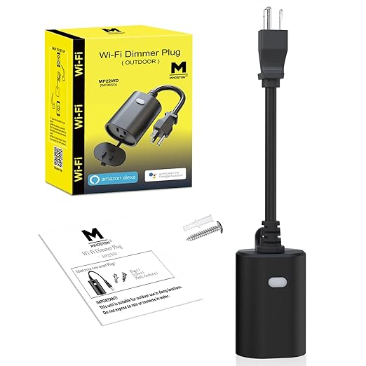WiFi Dimmer Plug Outdoor Smart Outlet Compatible - Image 9