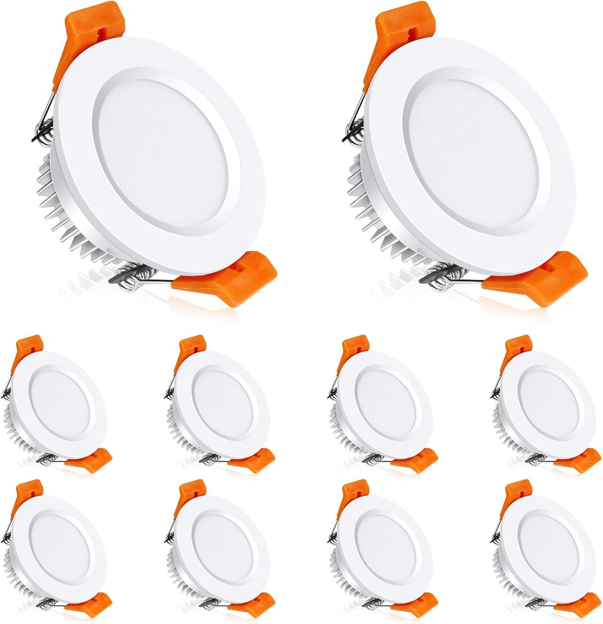inShareplus 2 Inch LED Recessed Lighting, Downlight Dimmable 3W, 3000K Warm