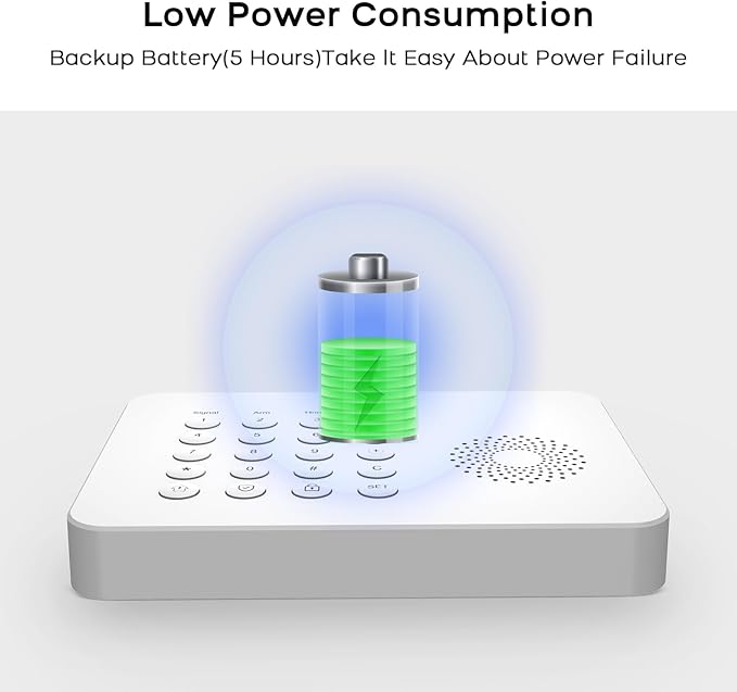 LWOHSI Home Security Systems, Wireless DIY Burglar Alarm Kits, Smart Home Alarm - Image 5