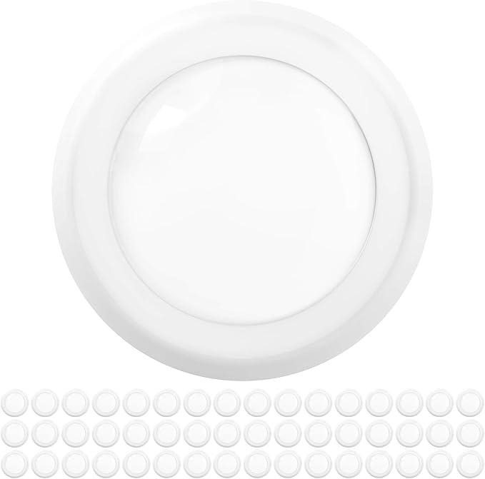 Sunco 48 Pack 5/6 Inch LED Disk Lights, Flush Mount Disc Recessed Ceiling Can by SuncoLighting