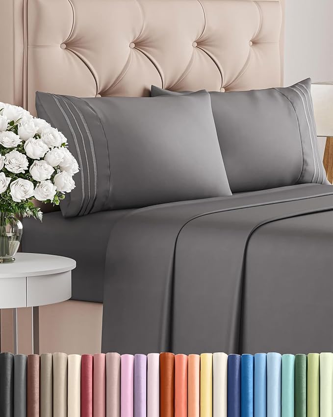 King Size 4 Piece Sheet Set by CGKUnlimited
