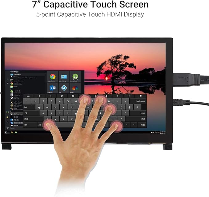ELECROW 7 Inch Touchscreen Monitor - Image 3