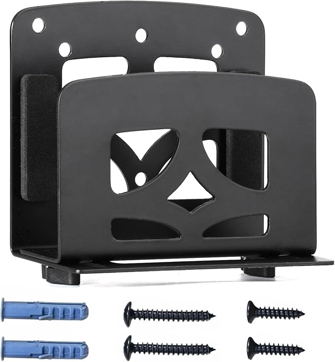 Adjustable Small Device Metal Holder, Wall Mount or VESA Mount Behind TV/Monitor by Unknown