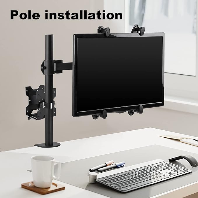 Pholiten Adjustable Thin Client Mini PC Mount Bracket, CPU VESA Under Desk and - Image 5