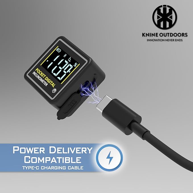 KNINE OUTDOORS Mini Digital Angle Finder 4-side Strong Magnetic Angle Gauge - Image 6