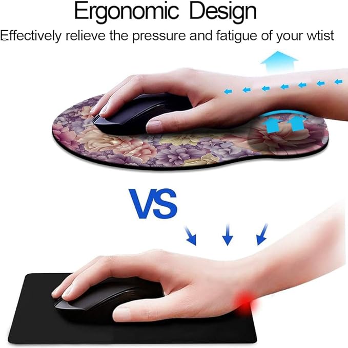 Ergo Comfort Gel Wrist Rest Mouse Pad-Ergonomic Office Mousepad - Image 2