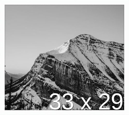 Frame It Easy 33 x 29 White Wood Frame by FrameItEasy