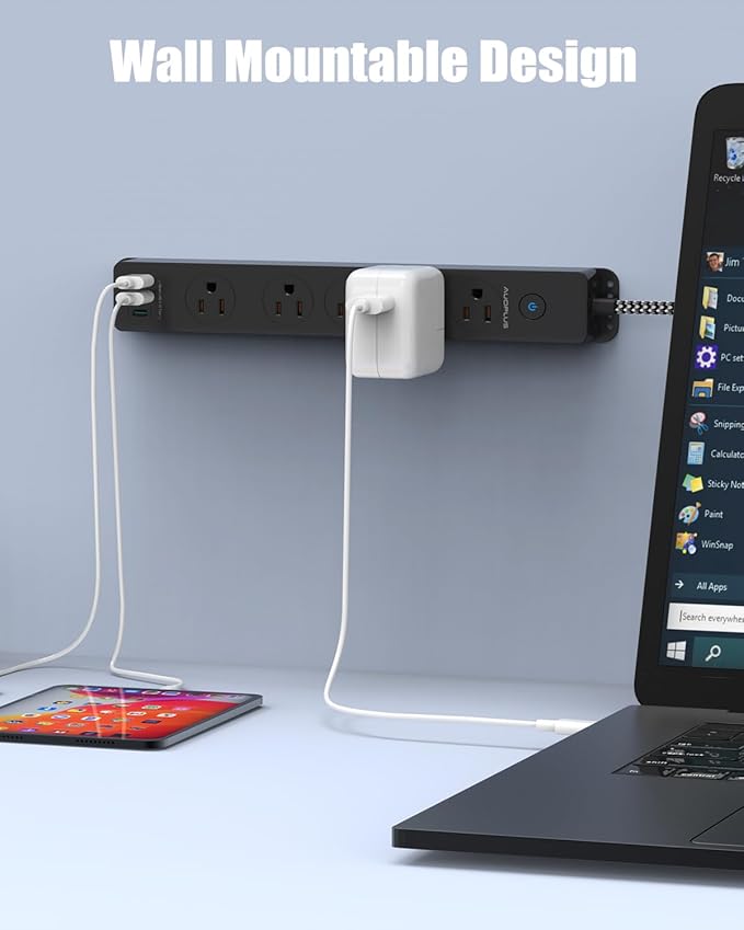 Surge Protector Power Strip - Image 4