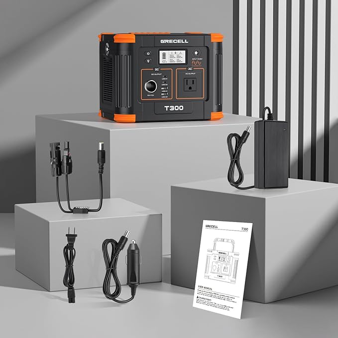 Portable Power Station 300W, GRECELL 230.88Wh Solar Generator - Image 9
