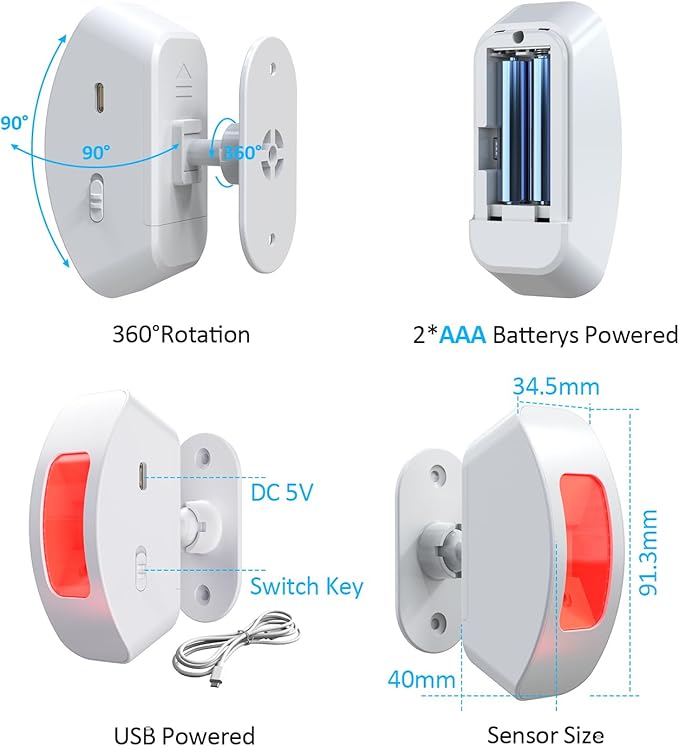 Wireless Motion Sensor Alarm Indoor: Motion Detector Alarm - Image 6