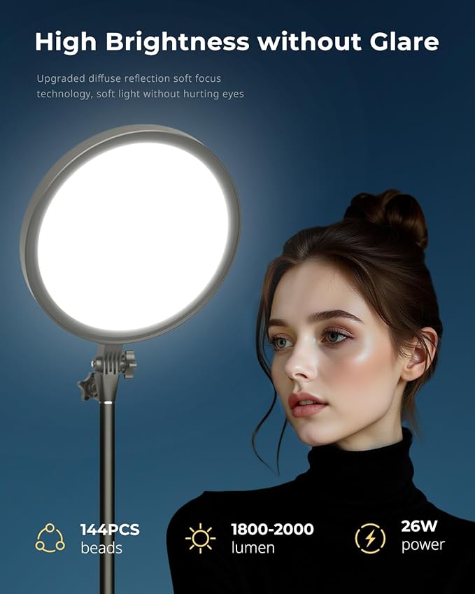 Aureday 12” Selfie Ring Light - Image 2