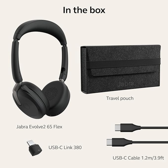 Jabra Evolve2 65 Flex Wireless Stereo Headset - Image 9