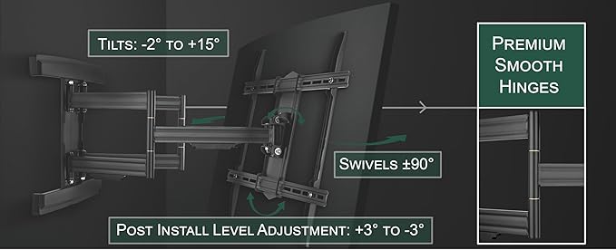 ynVISION.DESIGN Heavy Duty TV Wall Mount - Image 7