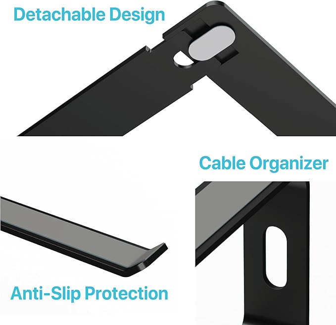 BLACK+DECKER Laptop Stand for Computer Desk, Ergonomic Laptop Stand for Desk - Image 6