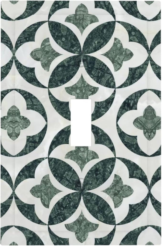 Bvtewkhz Green Luxury Modern Cubic Marble 1 Gang Single Toggle Decorative Light by Unknown