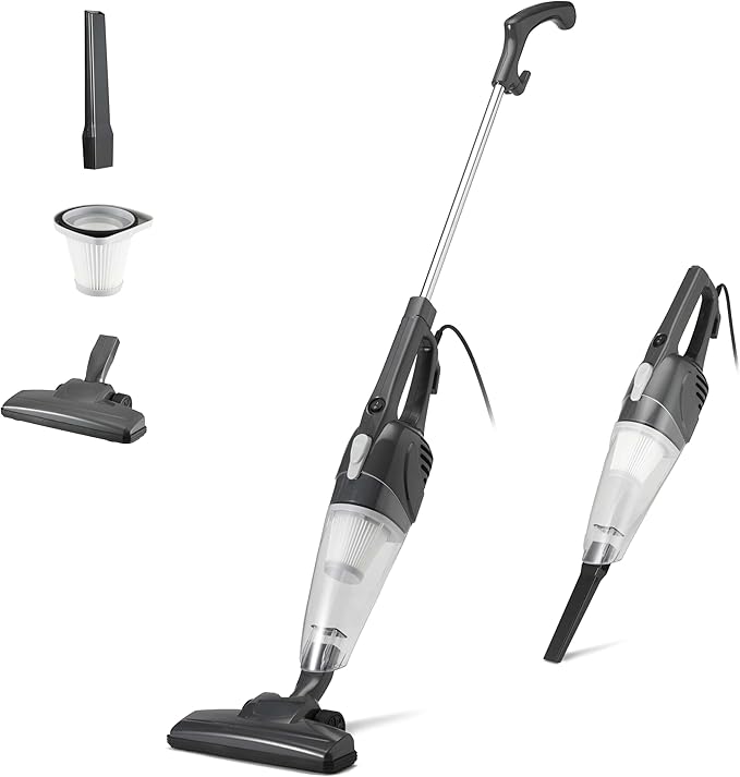 Amazon Basics 2-in-1 Corded Stick Vacuum Cleaner, Convertible to Handheld by AmazonBasics