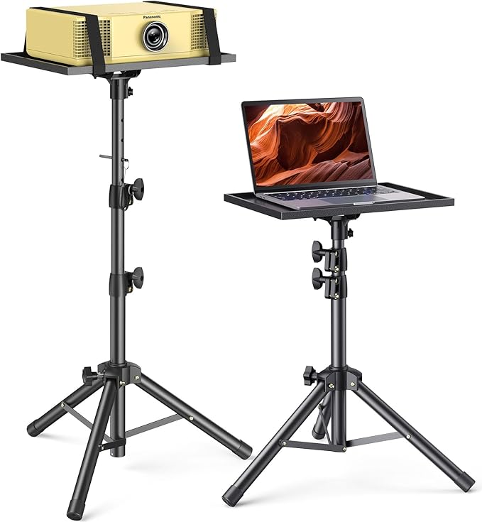 AMADA HOMEFURNISHING Height Adjustable Projector Tripod Stand by AMADAHOMEFURNISHING