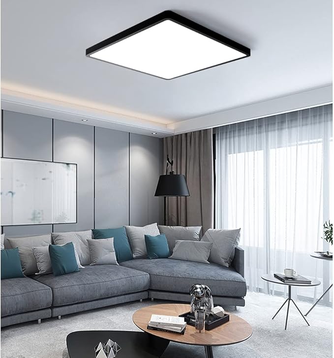 12inch 24W LED Flush Mount Ceiling Light, 5000K Square LED Ceiling Light - Image 7