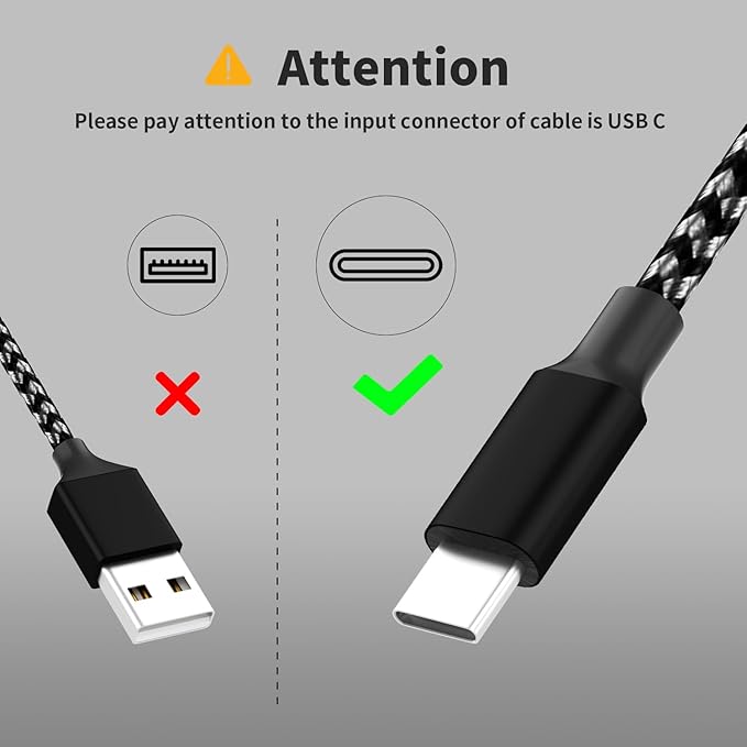 IDISON USB C Multi Charging Cable, 3 in 1 Charging Cable Nylon Braided USB-C - Image 4