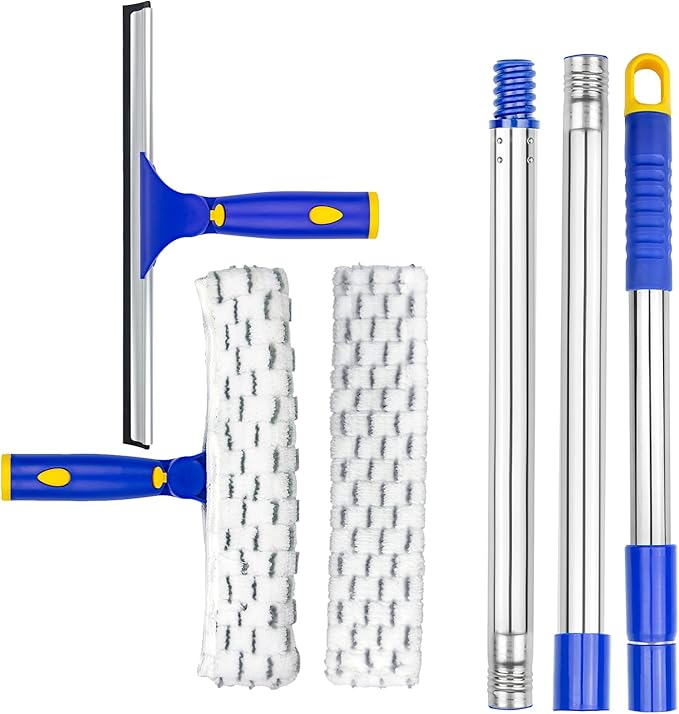 ITTAR Rotatable Window Cleaning Kit, Window Cleaner Squeegee by ITTAR