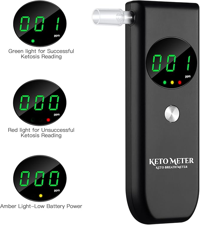 Home Ketosis Breath Analyzer, Professional Ketone Breath Monitoring Meter – - Image 4