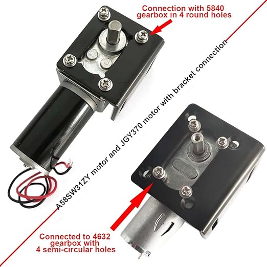 Bringsmart Mini Mounting Brackets of A58 Worm Gear Motor - Image 6