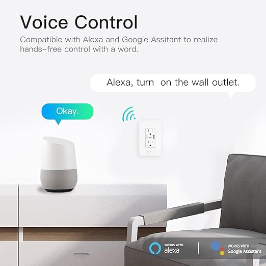 MOES Smart USB Wall Outlet Receptacle - Image 5