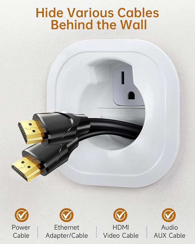 HAPYTHDA in-Wall Cable Management Kit, Wire Hider - Image 3
